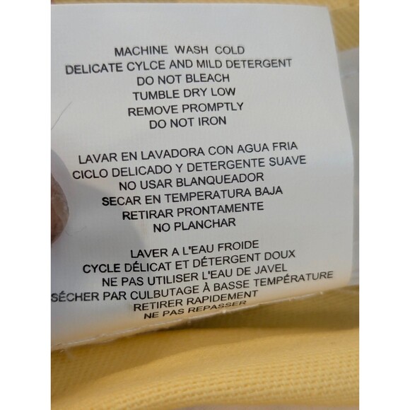 Gay Pride Apparel Bucket Hat – Yellow Cotton with Embroidered Rainbow – NWT - Picture 4 of 7